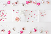 Pink & Silver Christmas Stock Images, a Product Mockup by Kreanille Design (Thumbnail 4 of 4)