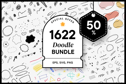 【50%】 BIG SALE Doodle BUNDLE