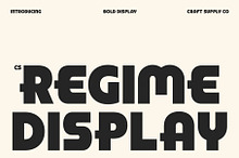CS Regime – Bold Display Font