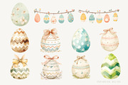 Watercolor Cute Easter Clipart, a Seasonal Illustration by Primrose Blume (Thumbnail 5 of 5)