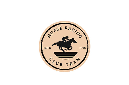 Vintage Horse Racing Logo preview 3