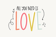 Honey Bunch | Font with Extras, a Font by KA Designs (Thumbnail 4 of 9)