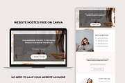 Canva Website Sales Page Template, a Landing Page Template by Deepa Template Studio (Thumbnail 2 of 8)