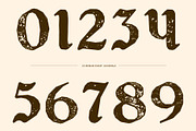 CS Meriam Stamp, a Blackletter Font by Craft Supply Co. (Thumbnail 4 of 8)