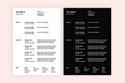 Resume Template, a Resume Template by DjectStudio (Thumbnail 3 of 5)