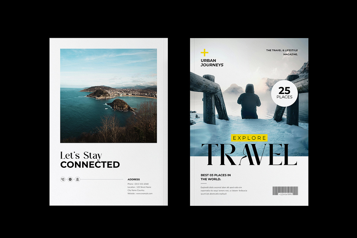 Explore Travel Magazine Template, a Magazine Template by StyleArt (Photo 10 of 11)