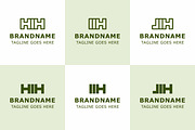 Letters HIH IIH JIH Monogram Logo, a Branding & Logo Template by Pray Art Design Studio (Thumbnail 1 of 2)