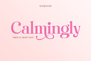 Calmingly, a Serif Font by Nathatype (Thumbnail 1 of 10)