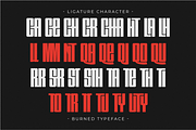 Burned - Modern Sans Serif Font, a Sans Serif Font by Pian45 Studio (Thumbnail 7 of 8)