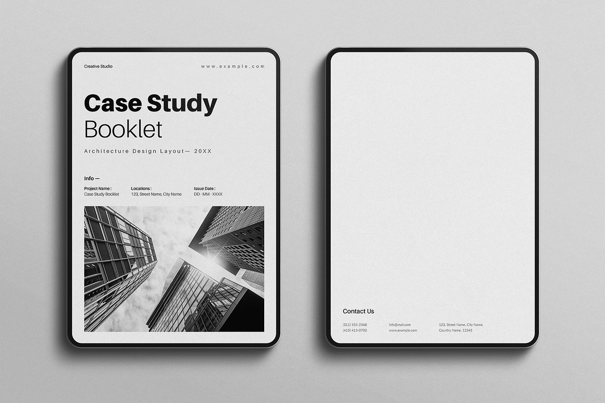 Digital Case Study Booklet Template, a Brochure Template by E-Type (Photo 7 of 7)