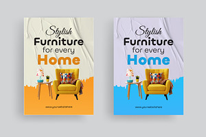 furniture's marketing flyer design, a Graphic by Jkgraphicclick
