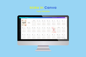 2024-2025 Vision Board Planner Canva