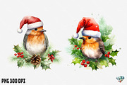 Merry Christmas Bird, an Illustration by Gemstone (Thumbnail 4 of 4)
