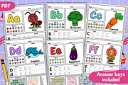 Alphabet Worksheets for Kids, an Education Illustration by Creative Zone (Thumbnail 3 of 4)