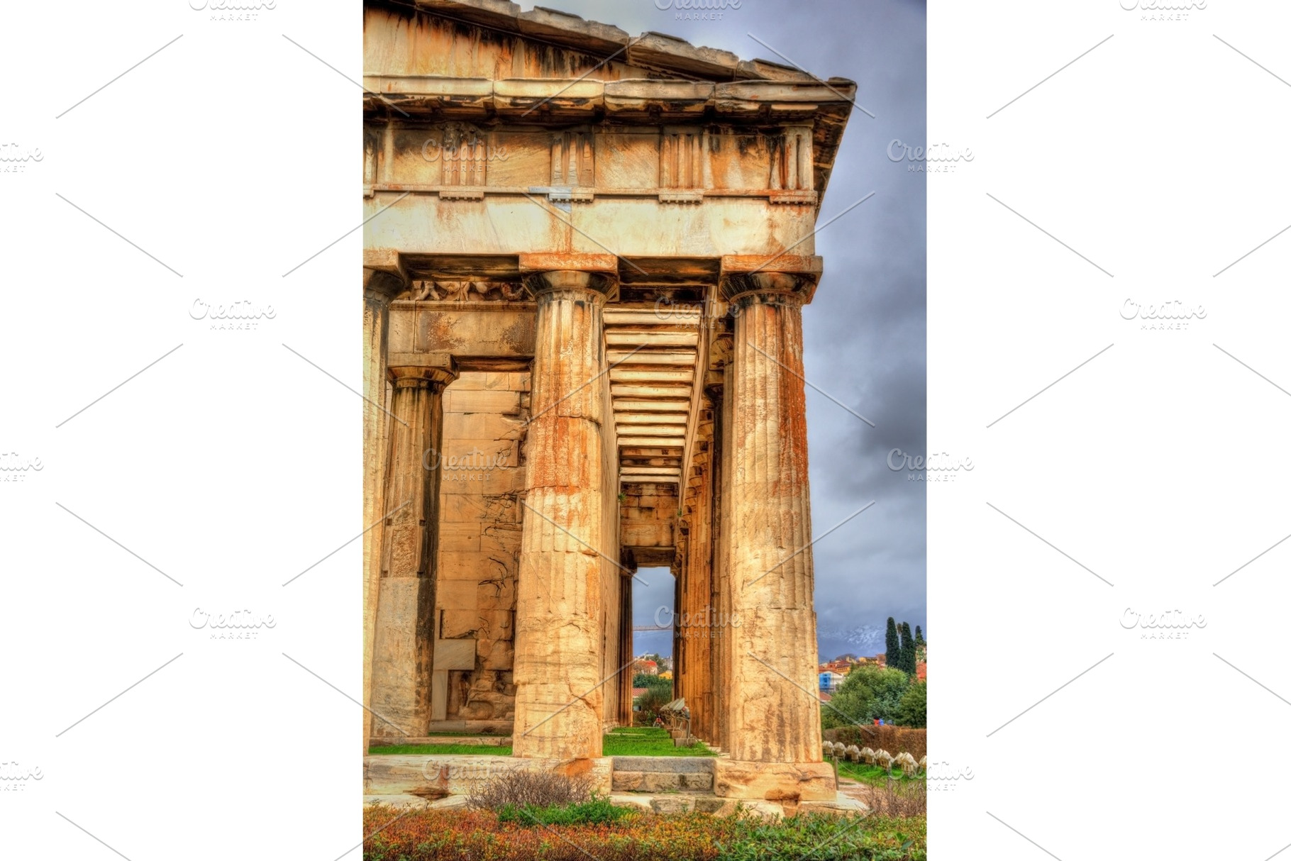 Temple of hephaestus in athens greece containing temple, athens, and, an Architecture Photo by Leonid Andronov