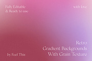 Retro Vintage Gradient Textures PS, an Object Graphic by Feel This (Thumbnail 6 of 19)