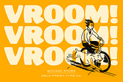 Boogie Shoes: A Retro Poster Font, a Sans Serif Font by DeliFreshTypeCo. (Thumbnail 4 of 5)