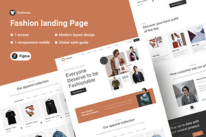 Fashionico - Fashion Landing Page