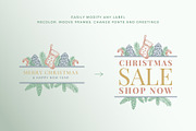 Gentle Christmas Frame Labels, a Branding & Logo Template by Createvil (Thumbnail 2 of 12)