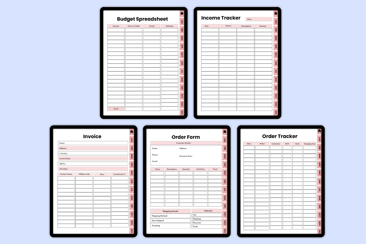 Digital 2026 Business Workbook, a Stationery Template by Shumaya (Photo 5 of 6)