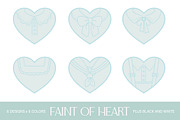 Faint of Heart Clipart Set, an Object Illustration by Patterns for Dessert (Thumbnail 5 of 13)