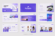 Purple Business Keynote, a Presentation Template by Pixslides (Thumbnail 2 of 8)