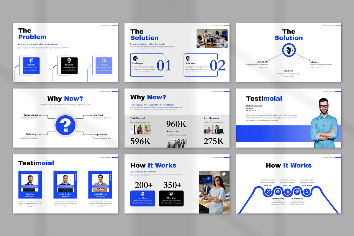 Business Presentation Template, a Presentation Template by Mighty-Slide (Photo 6 of 11)