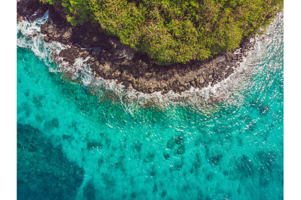 Sea bay with turquoise water and a, a Nature Photo by Elizaveta Galitskaya