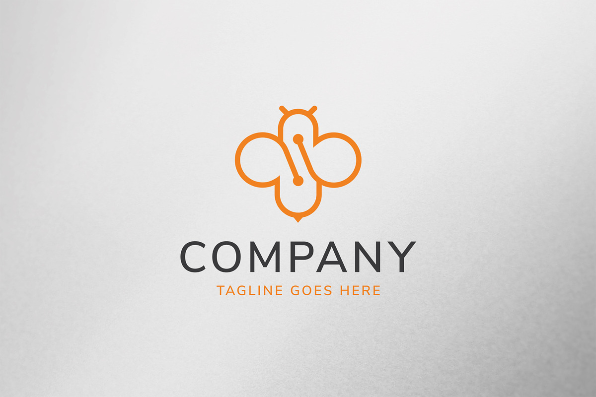 Infinity Tech Bee Logo Design, a Branding & Logo Template by C_Monica (Photo 1 of 3)