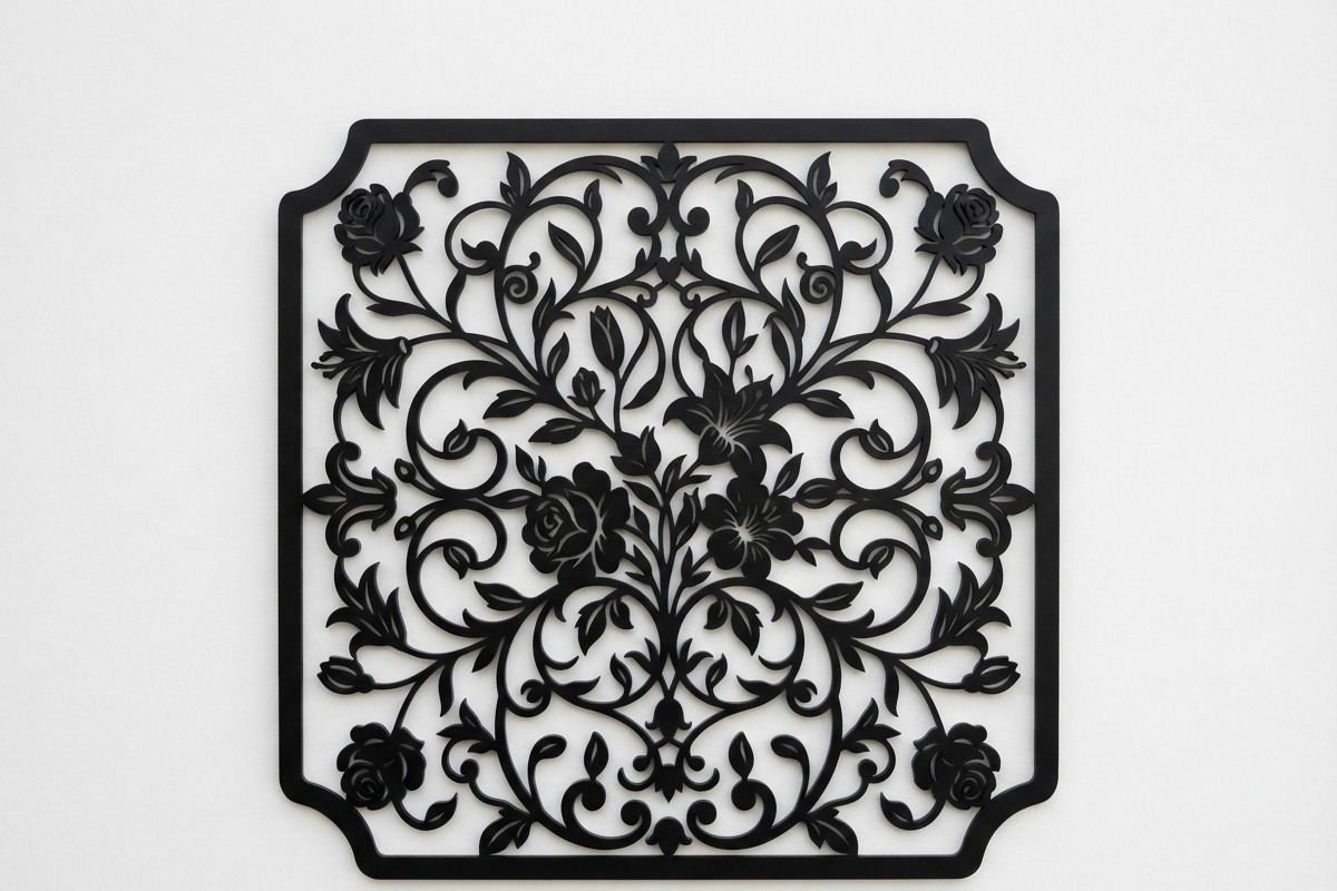 50 Elegant Floral Wall Panel Bundle, a Decorative Illustration by Amazin_art (Photo 6 of 25)
