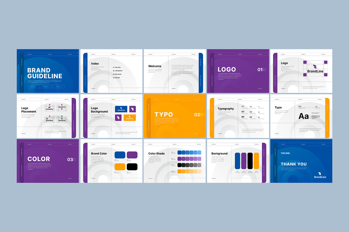 Brand identity design template, a Branding & Logo Template by thedesignsource