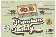 Raphila retro, a Script Font by Sulthan Studio (Thumbnail 5 of 7)