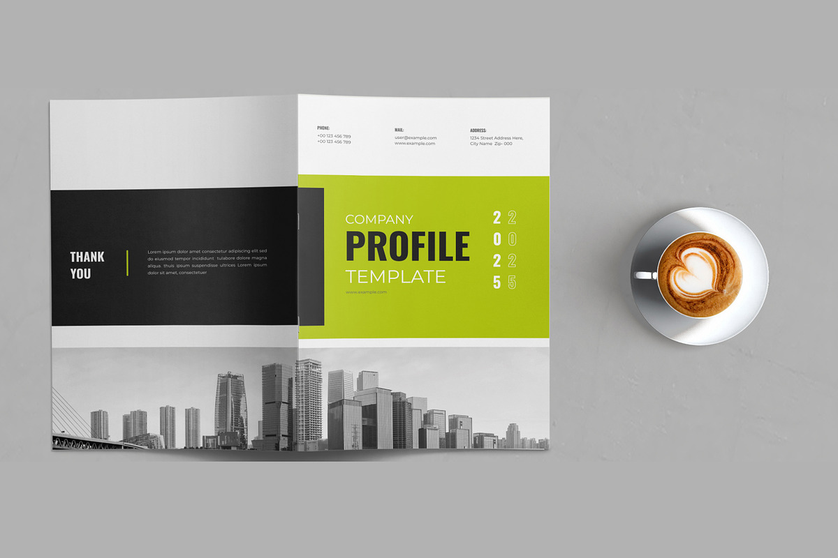 Company Profile Brochure Layout, a Brochure Template by ContestDesign (Photo 2 of 3)