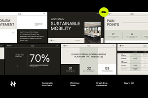 Minimal Black White Pitch Deck Googl, a Presentation Template by Neermana