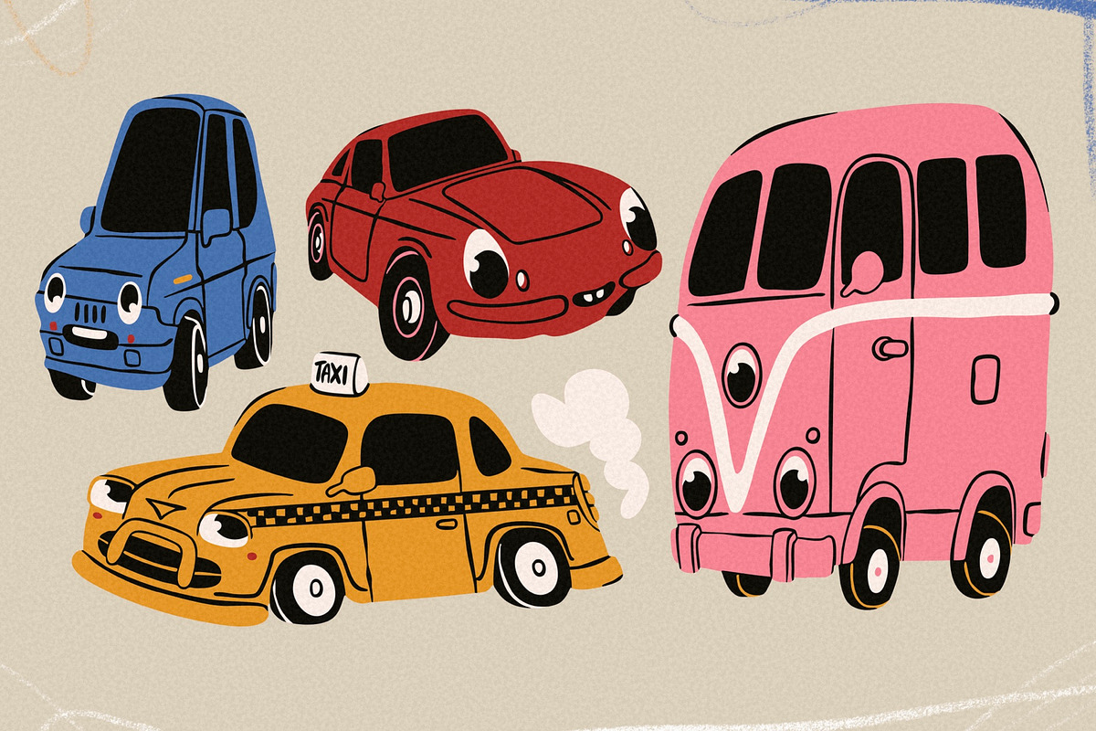 Beep Beep! Car collection, an Object Illustration by Twisted Tail (Photo 4 of 9)