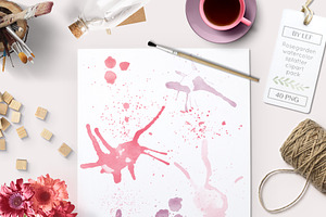 Watercolor Love Valentine Graphics