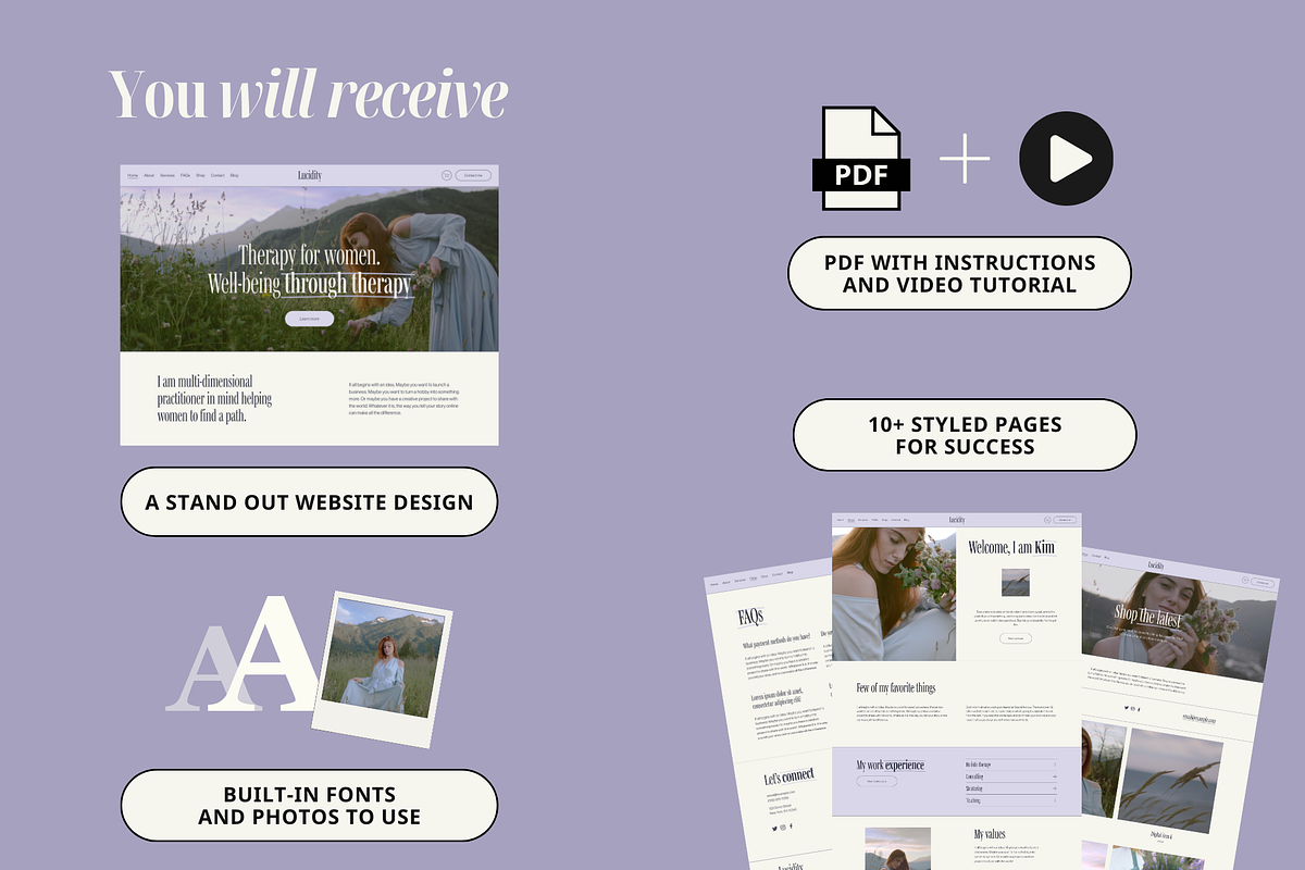 Therapist Squarespace Template, a Squarespace Template by Eden Origin Studio (Photo 6 of 11)