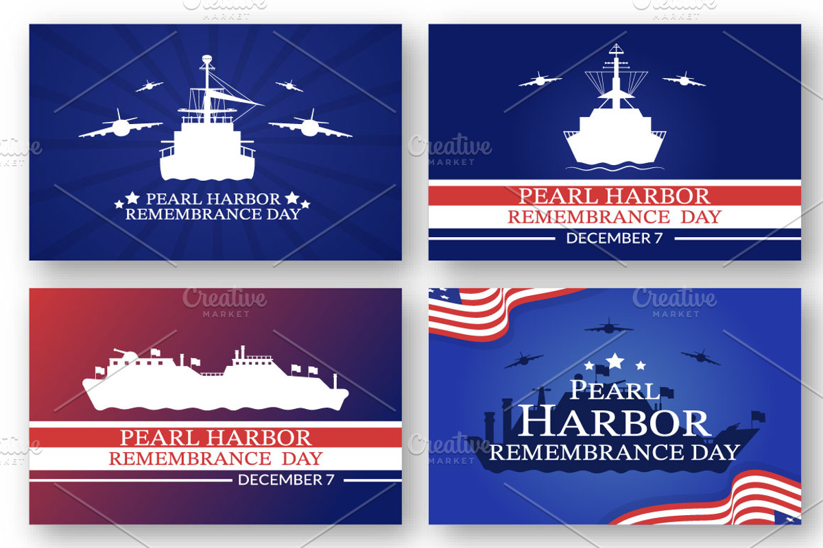 13 Pearl Harbor Remembrance Day, an Illustration by denayunebgt (Photo 3 of 4)