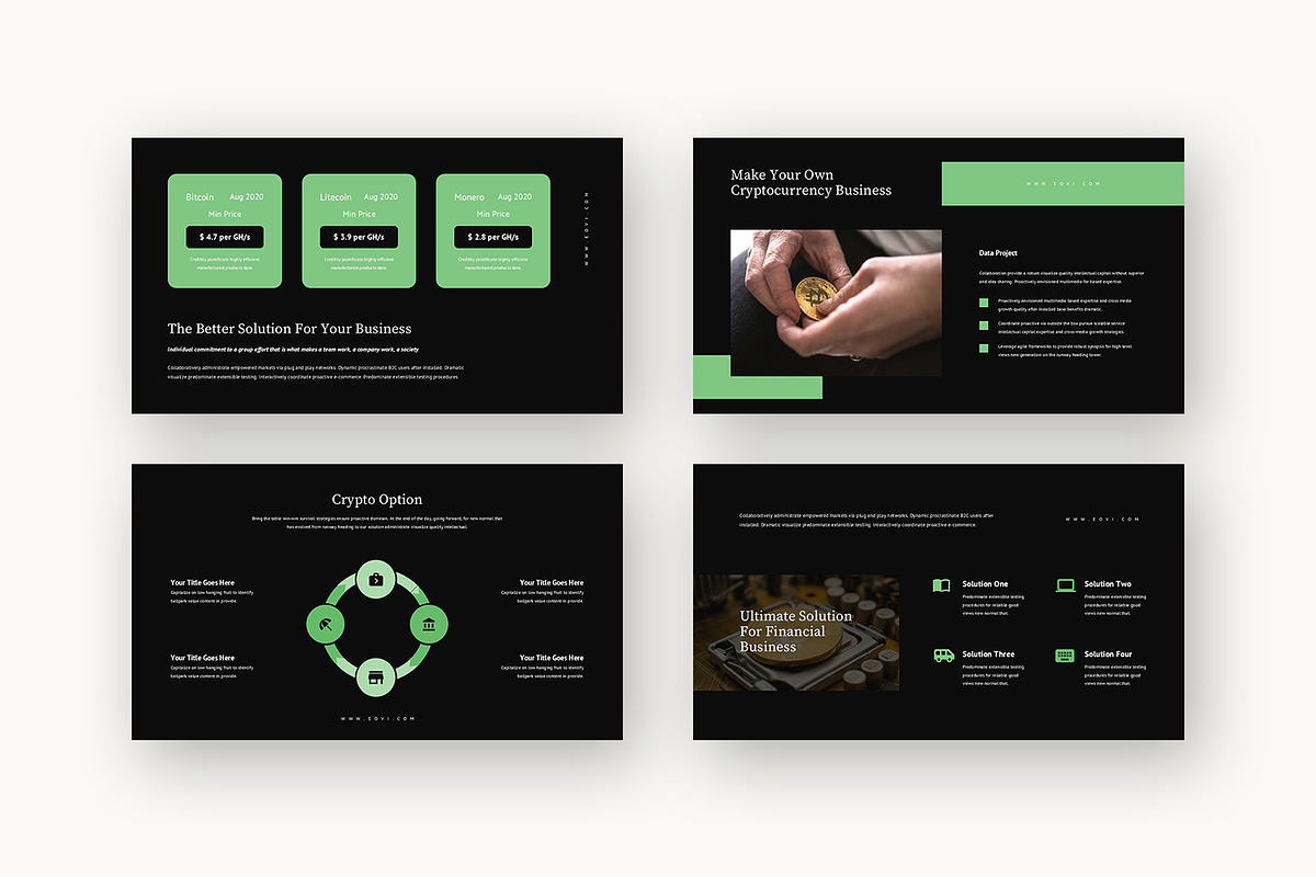 Eovi : Crypto Startup Google Slides, a Presentation Template by Punkl Camp (Photo 13 of 16)