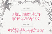 Caricia - handdrawn font, a Script Font by Favete Art (Thumbnail 4 of 8)