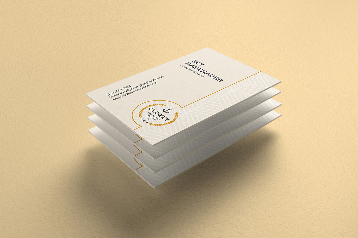 Old Zey Hospitality Branding Bundle, a Stationery Template by fisihsani (Photo 5 of 11)