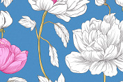 Elegant Bloom Luxury Pattern Design, a Pattern Graphic by likorbut (Thumbnail 12 of 13)