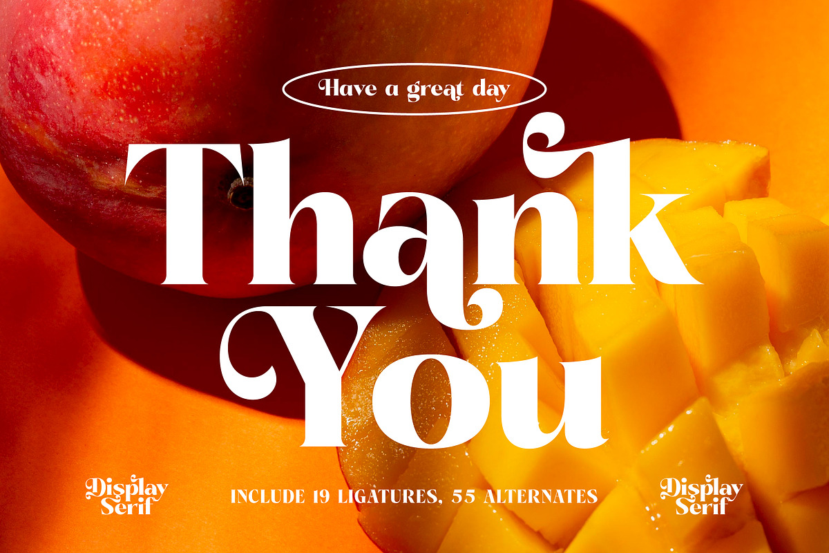 Pramid Mango Modern Display Serif, a Serif Font by timelesstype.co (Photo 20 of 20)