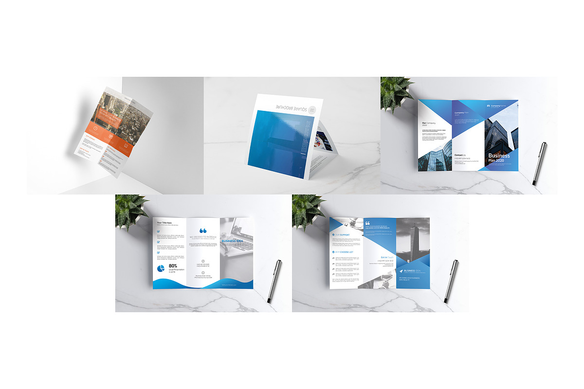 Fold& Flyer Brochure Bundle, a Brochure Template by Loc Tropis (Photo 3 of 6)