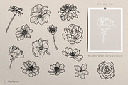 Woman body & flowers - line art set, a Person Illustration by Madiwaso (Thumbnail 7 of 9)