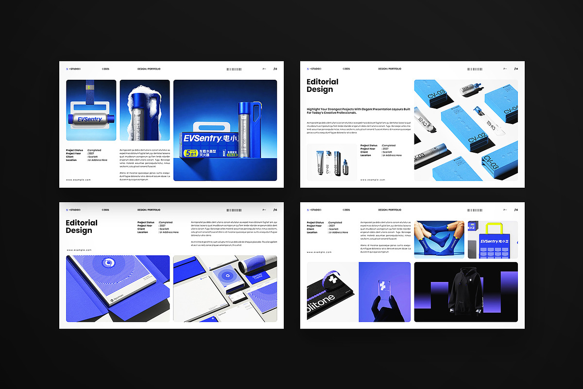 Minimal Design Portfolio Template, a Presentation Template by Studio Monova (Photo 12 of 19)