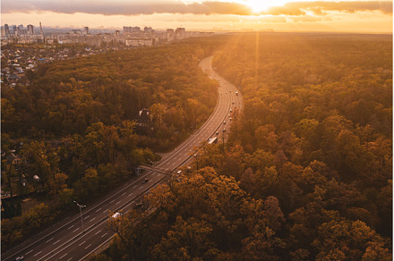 Road view from above, a Transportation Photo by Nature and travel