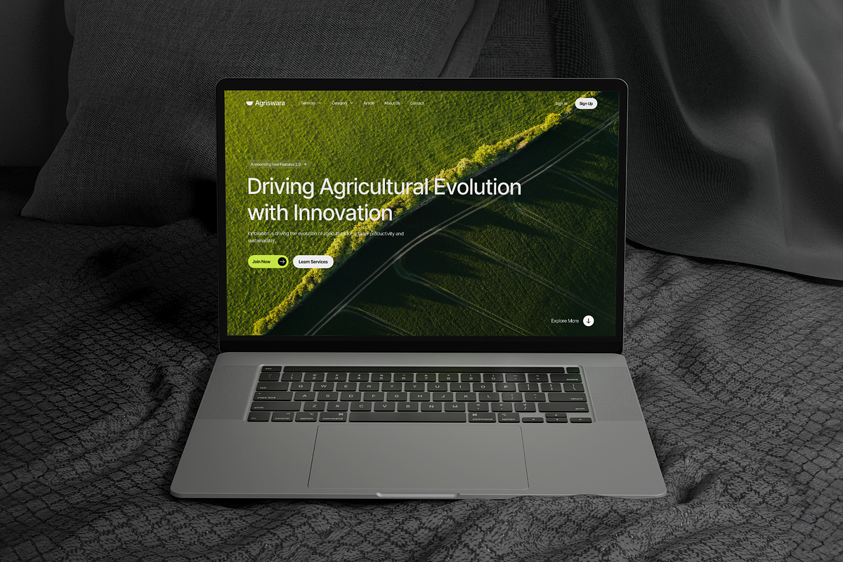 Agriswara - Agriculture Web UI KIT, an UI Kit Template by Odama (Photo 5 of 6)
