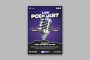 Podcast Talk Show Flyer Template, a Flyer Template by Saman Osama (Thumbnail 3 of 4)