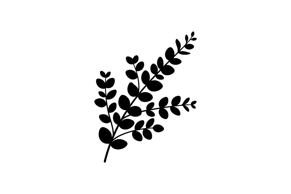 Eucalyptus Foliage Silhouette Set, an Object Graphic by Designs_River (Photo 2 of 3)